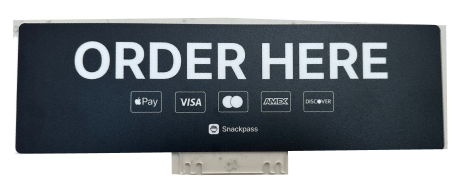 Order Here Kiosk Sign