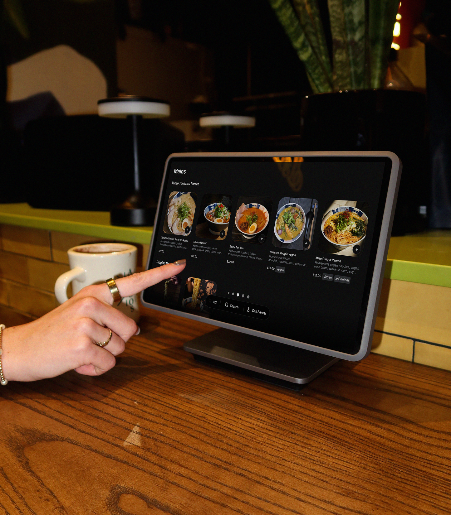 SnackOS Tablet + External Card Reader