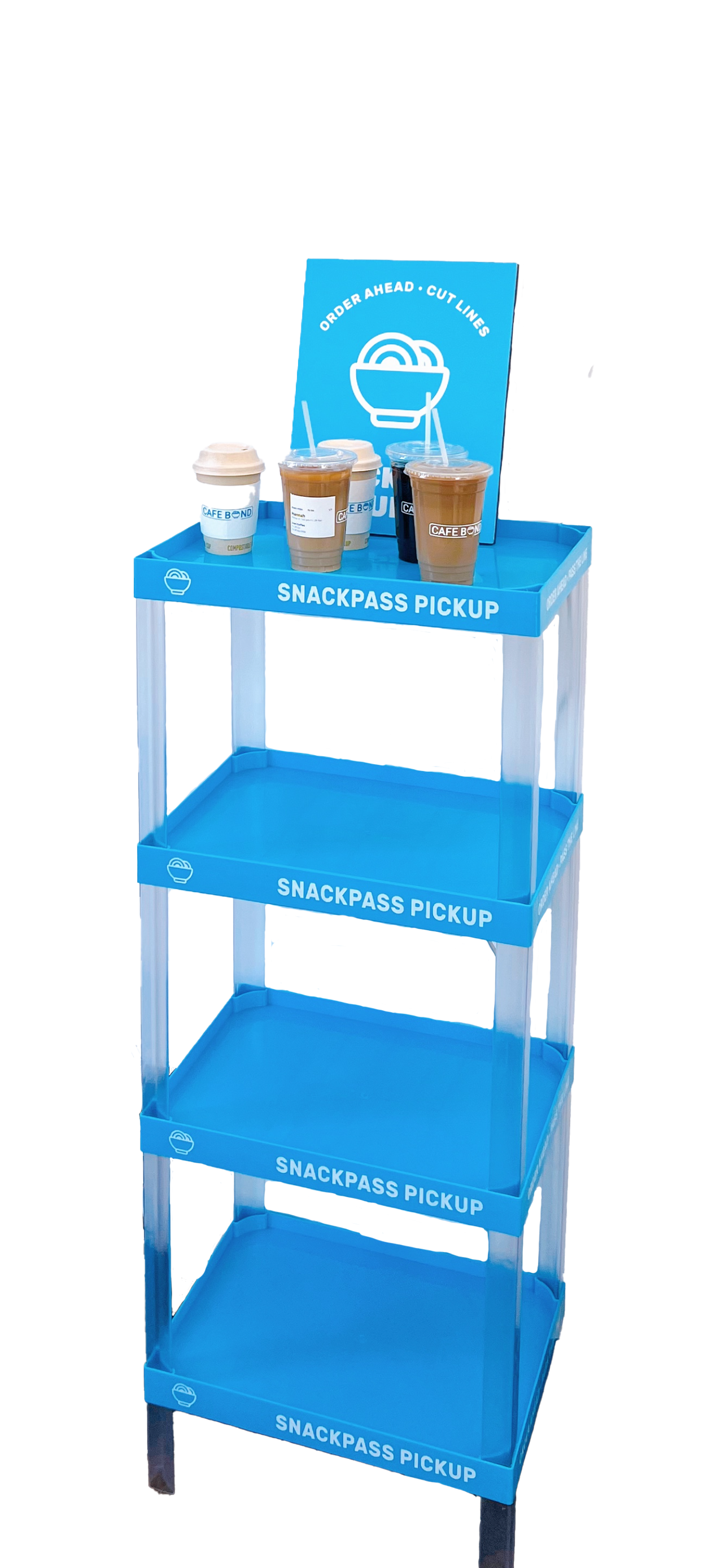 Blue Pick-up Stand