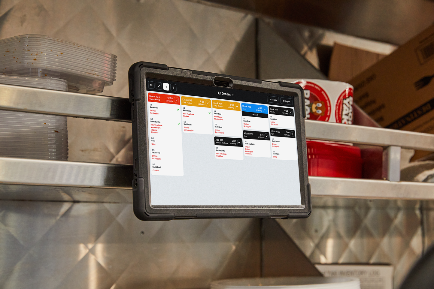 Food Truck SnackOS Tablet