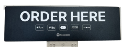 Order Here Kiosk Sign