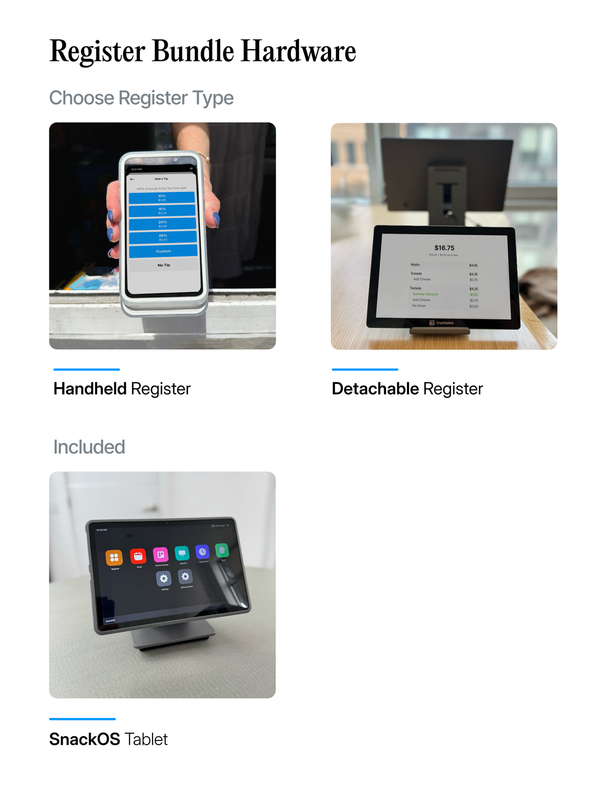 Food Truck Register Bundle – Snackpass